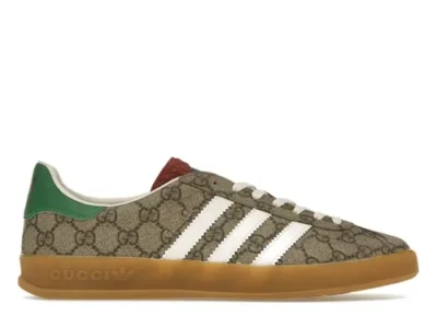 ADIDAS X GUCCI GAZELLE BEIGE GG MONOGRAM
