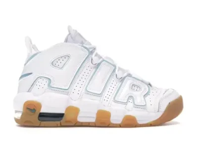 NIKE AIR MORE UPTEMPO WHITE AQUA GUM