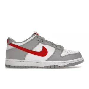 SB DUNK LOW WHITE WOLF GREY UNIVERSITY RED