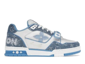 LOUIS VUITTON LV TRAINER VELCRO STRIPE MONOGRAM DENIM