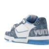 LOUIS VUITTON TRAINER VELCRO STRIPE MONOGRAM DENIM 4