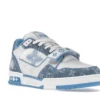 LOUIS VUITTON TRAINER VELCRO STRIPE MONOGRAM DENIM 8