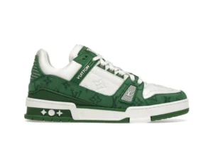 LOUIS VUITTON LV TRAINER MONOGRAM WHITE GREEN