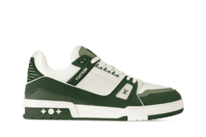 LOUIS VUITTON LV TRAINER SNEAKERS GREEN