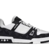 LOUIS VUITTON LV TRAINER MONOGRAM BLACK WHITE