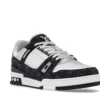 LV TRAINER WHITE BLACK WHITE 8