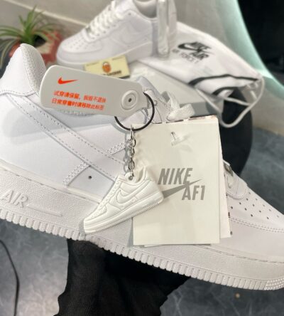 NIKE AIR FORCE 1 LOW WHITE LEATHER