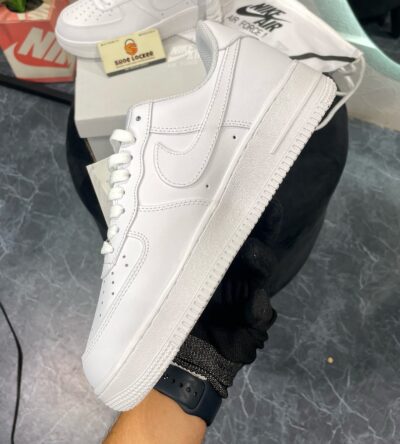 NIKE AIR FORCE 1 LOW WHITE LEATHER