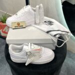 NIKE AIR FORCE 1 LOW WHITE LEATHER