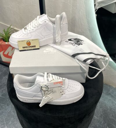 NIKE AIR FORCE 1 LOW WHITE LEATHER