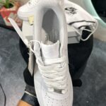 NIKE AIR FORCE 1 LOW WHITE LEATHER