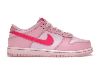 Nike Dunk Low Triple Pink at ShoeLocker.