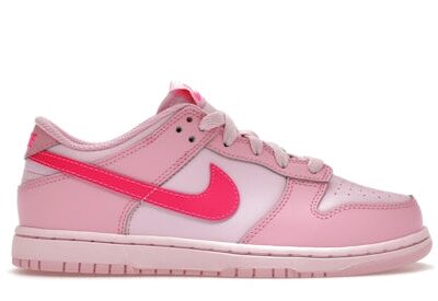 Nike Dunk Low Triple Pink at ShoeLocker.