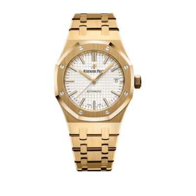 Audemars Piguet Royal Oak Yellow Gold White Dial