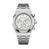 Audemars Piguet Royal Oak Chronograph Steel Silver White Dial