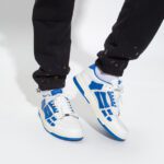 Amiri skel low top sneaker white blue