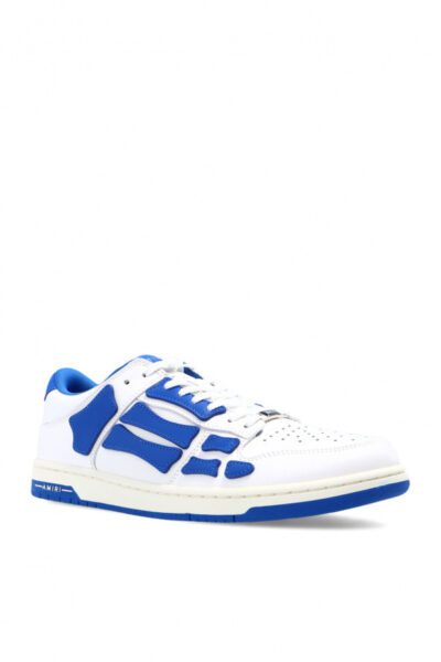 Amiri skel low top sneaker white blue