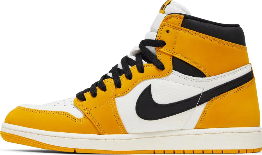 Nike Air Jordan 1 Retro High Yellow Ochre Black - Image 2