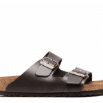 BIRKENSTOCK ARIZONA DARK BROWN LEATHER SANDALS