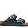 BIRKENSTOCK ARIZONA NAVY BLUE LEATHER SANDALS