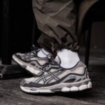 ASICS GEL NYC OATMEAL OBSIDIAN GREY