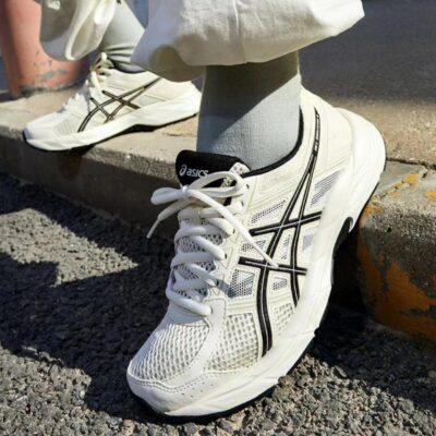 Asics gel contend 4 cream black