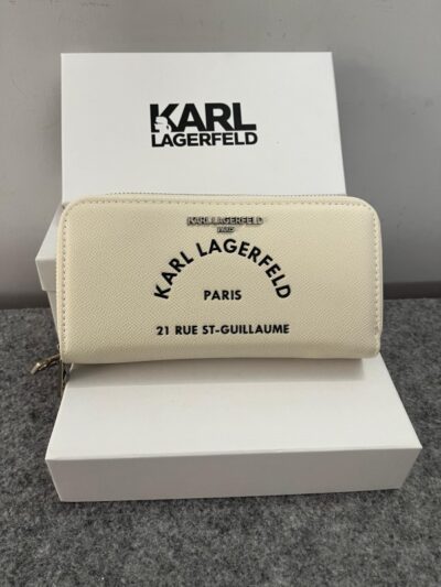 Karl Lagerfeld Dual Zip 76 Wallet