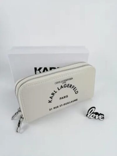 Karl Lagerfeld Dual Zip 76 Wallet