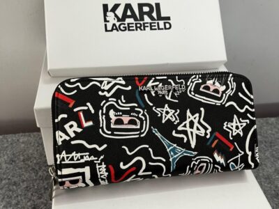 Karl Lagerfeld Dual Zip 76 Wallet