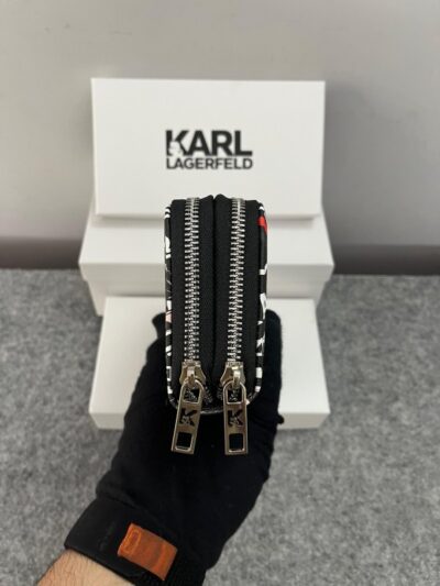 Karl Lagerfeld Dual Zip 76 Wallet