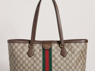 Gucci GG Supreme Ophidia Tote With Dust Bag