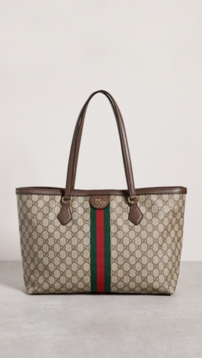 Gucci GG Supreme Ophidia Tote With Dust Bag