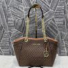 Michael Kors Jet Set Tote Travel Signature With Dust Bag Coffee Brown