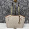 Michael Kors Jet Set Tote Travel Signature With Dust Bag Beige Brown