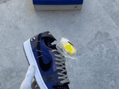 AIR JORDAN 1 LOW ZION WILLIAMSON BLUE