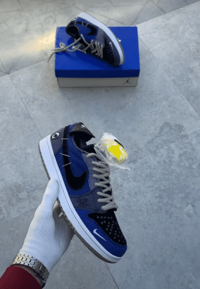 AIR JORDAN 1 LOW ZION WILLIAMSON BLUE