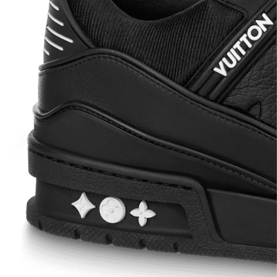 Louis Vuitton Trainer Black Embossed Monogram