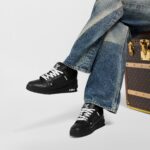 Louis Vuitton Trainer Black Embossed Monogram
