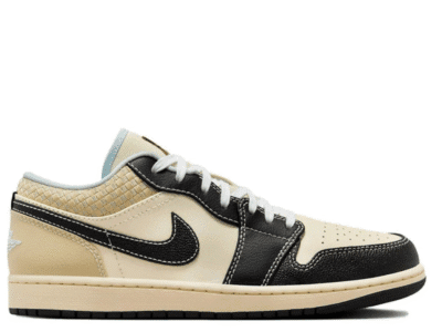 Air Jordan 1 Low Coconut Milk Black Muslin