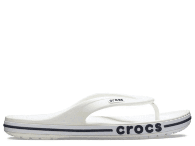 Crocs Bayaband Black/White Flip Flops
