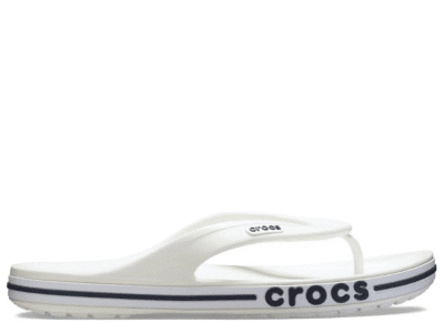 Crocs Bayaband Black/White Flip Flops