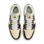 Air Jordan 1 Low Coconut Milk Black Muslin
