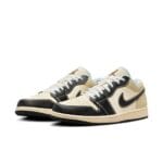 Air Jordan 1 Low Coconut Milk Black Muslin