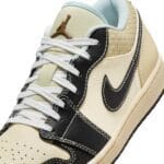 Air Jordan 1 Low Coconut Milk Black Muslin