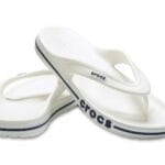 Crocs Bayaband Black/White Flip Flops