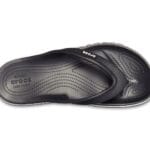 Crocs Bayaband Black/White Flip Flops