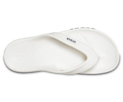 Crocs Bayaband Black/White Flip Flops