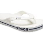 Crocs Bayaband Black/White Flip Flops