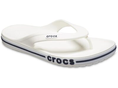 Crocs Bayaband Black/White Flip Flops