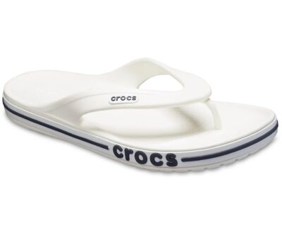 Crocs Bayaband Black/White Flip Flops
